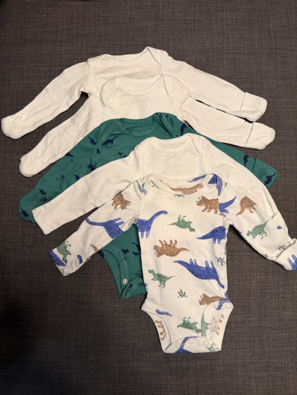 5 NB Carter’s Bodysuits